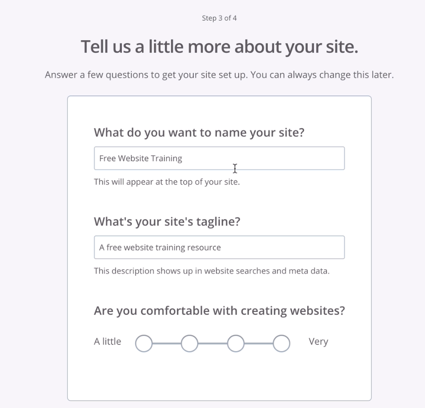 Tell us more about your site